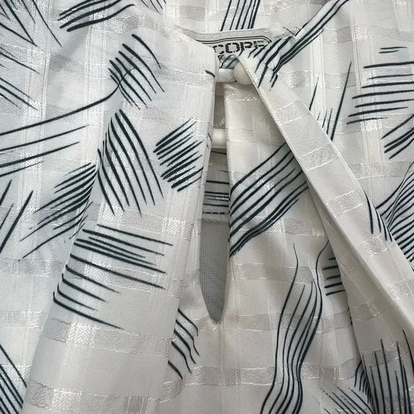 ENCORE (NWT sz 10) vintage 90s deadstock belted secretary floral midi dress - Picture 3 of 11